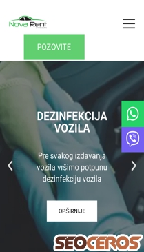 novarent.rs mobil previzualizare