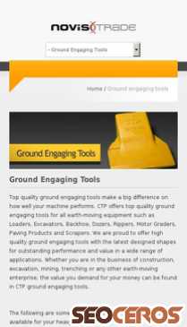 novistrade.hu/ground-engaging-tools mobil Vorschau