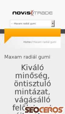 novistrade.hu/gumik-maxam-radial-gumi mobil förhandsvisning