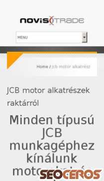 novistrade.hu/jcb-motor mobil obraz podglądowy