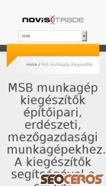 novistrade.hu/msb-munkagep-kiegeszitok mobil Vorschau