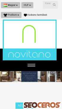 novitano.hu mobil förhandsvisning