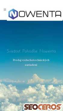 nowenta.sk mobil előnézeti kép