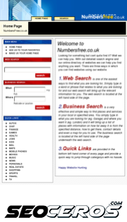 numbersfree.co.uk mobil anteprima