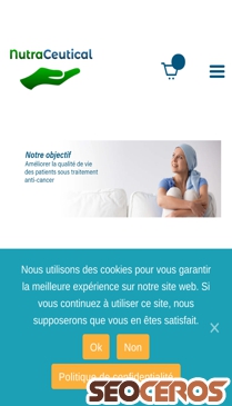 nutraceutical.fr mobil náhľad obrázku
