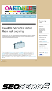 oakdaleservices.co.uk mobil preview