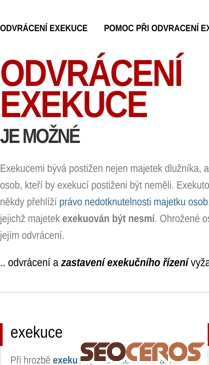 odvraceni-exekuce.webzdarma.cz mobil preview