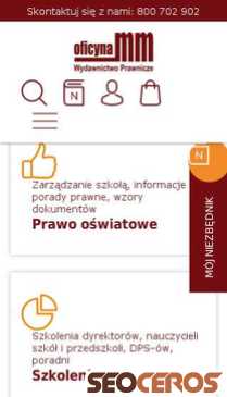 oficynamm.pl mobil preview