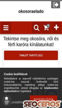 okosora.eu mobil förhandsvisning