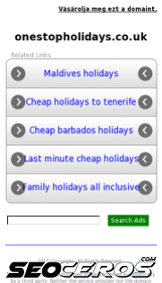 onestopholidays.co.uk mobil preview