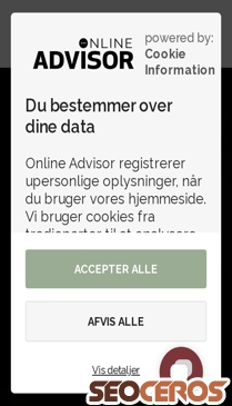 online-advisor.dk mobil vista previa