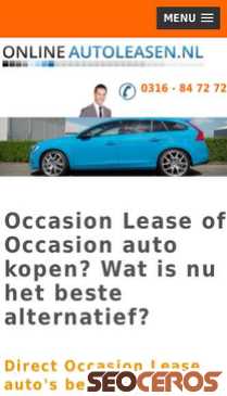 onlineautoleasen.nl/occasionlease.php mobil preview