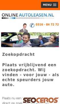 onlineautoleasen.nl/zoekopdracht.php mobil előnézeti kép