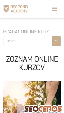 onlineresponder.sk mobil előnézeti kép