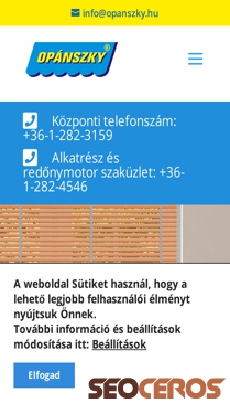 opanszky.hu mobil előnézeti kép