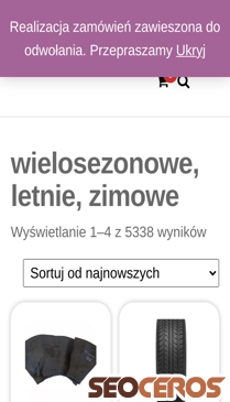 oponyweb.pl mobil előnézeti kép