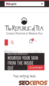 organic-tea.ch/en mobil प्रीव्यू 