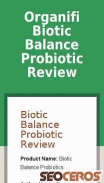 organifibioticbalanceprobioticreview.com {typen} forhåndsvisning