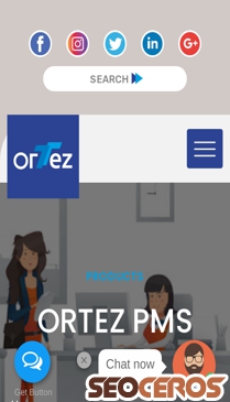 ortezinfotech.in/hotel-management-software mobil előnézeti kép