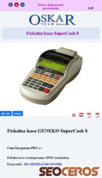 oskarvaga.com/fiskalna-kasa-supercash mobil förhandsvisning