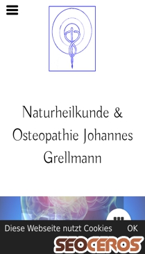 osteopathie-johannes-grellmann.com mobil previzualizare
