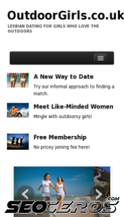 outdoorgirls.co.uk mobil náhľad obrázku