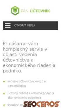 panuctovnik.sk mobil förhandsvisning