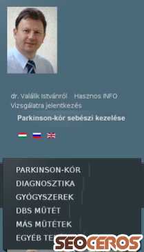 parkinson.hu/gyogyszerek mobil preview