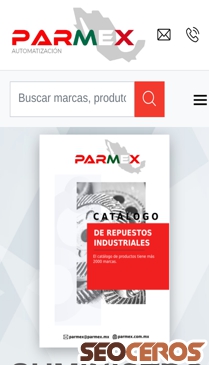 parmex.com.mx mobil náhled obrázku