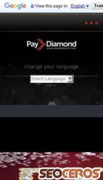 paydiamond.com mobil förhandsvisning