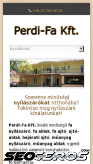 perdikft.hu mobil előnézeti kép