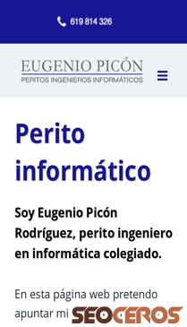 peritoinformatico.es mobil obraz podglądowy