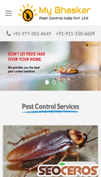 pestcontrolbhopal.in mobil preview