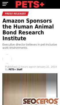 petsplusmag.com/amazon-sponsors-the-human-animal-bond-research-institute mobil obraz podglądowy
