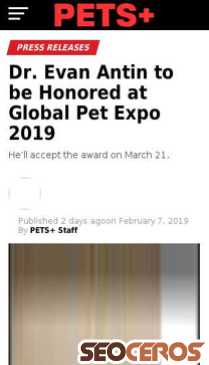 petsplusmag.com/dr-evan-antin-to-be-honored-at-global-pet-expo-2019 mobil vista previa