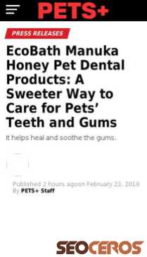 petsplusmag.com/ecobath-manuka-honey-pet-dental-products-a-sweeter-way-to-care-for-pets-teeth-and-gums-2 mobil previzualizare