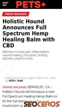 petsplusmag.com/holistic-hound-announces-full-spectrum-hemp-healing-balm-with-cbd mobil anteprima