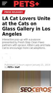 petsplusmag.com/la-cat-lovers-unite-at-the-cats-on-glass-gallery-in-los-angeles mobil प्रीव्यू 