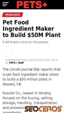petsplusmag.com/pet-food-ingredient-maker-to-build-50m-plant mobil előnézeti kép