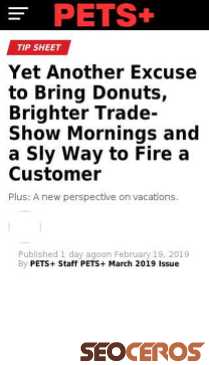 petsplusmag.com/yet-another-excuse-to-bring-donuts-brighter-trade-show-mornings-and-a-sly-way-to-fire-a-customer mobil 미리보기