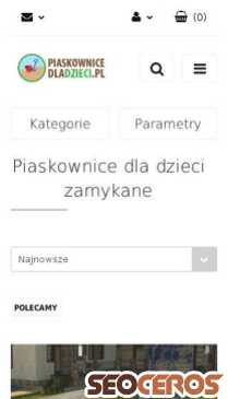 piaskownicedladzieci.pl/Piaskownice-dla-dzieci-zamykane-c15 mobil prikaz slike