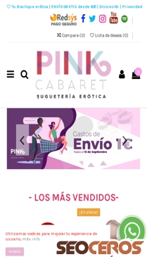 pinkcabaret.es mobil előnézeti kép