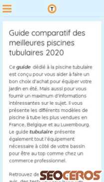 piscine-tubulaire.com mobil náhľad obrázku
