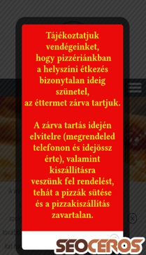 pizza-szombathely.hu mobil Vorschau