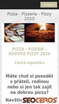 pizzeria.webmium.com mobil előnézeti kép