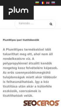 plum.hu/plumwipes-ipari-tisztitokendok mobil náhled obrázku