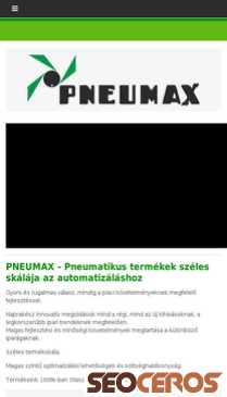 pneumax.szele-tech.hu mobil náhled obrázku