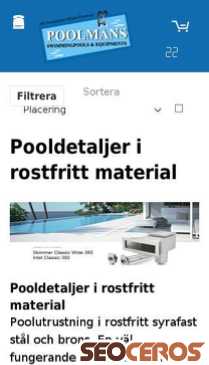 poolmans.se/poolprodukter-inbyggnadsdetaljer/pooldetaljer-i-rostfritt-material.html mobil förhandsvisning