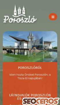 poroszlo.hu mobil förhandsvisning