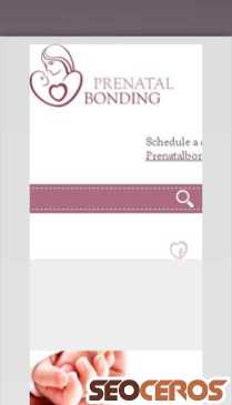 prenatal-bonding.com mobil Vista previa